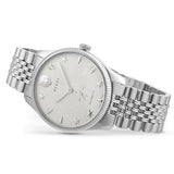 Gucci G Timeless Automatic Silver Dial Silver Steel Strap Watch for Men - YA126354