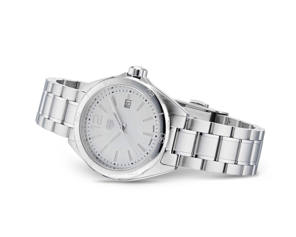 Tag Heuer Formula 1 Quartz Mother of Pearl White Dial Silver Steel Strap Watch for Women - WBJ1418.BA0664