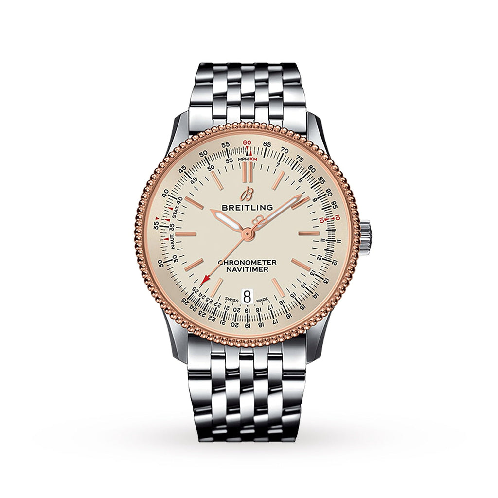 Breitling Navitimer Automatic 38mm Stainless Steel Mens Watch - A17325211G1A1