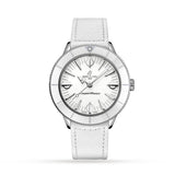 Breitling Superocean Heritage '57 Pastel Paradise White Dial White Leather Strap Watch for Women - A10340A71A1X1