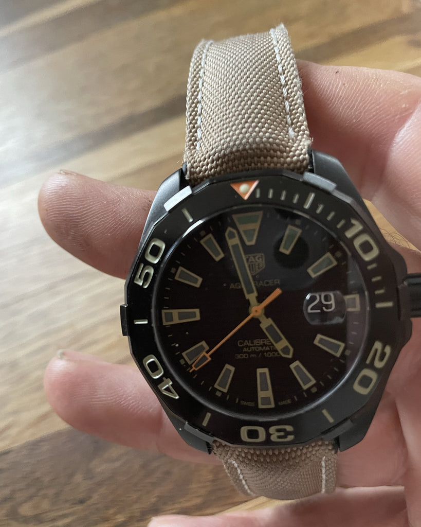 Tag Heuer Aquaracer Black Dial Watch for Men - WAY208C.FC6383