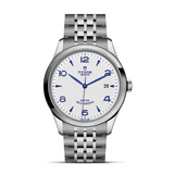 Tudor 1926 Automatic White Dial Silver Steel Strap Watch for Men - M91650-0005