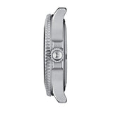 Tissot Seastar 1000 Lady Black Dial Silver Steel Strap Watch for Women - T120.210.11.051.00