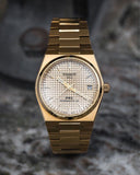 Tissot T137.207.33.021.00 PRX Powermatic 80 Men's Watch – Gold Dial & Gold Steel Strap
