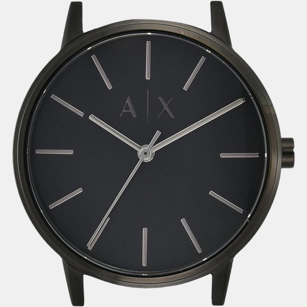 Armani Exchange Cayde Analog Black Dial Black Steel Strap Watch For Men - AX2701