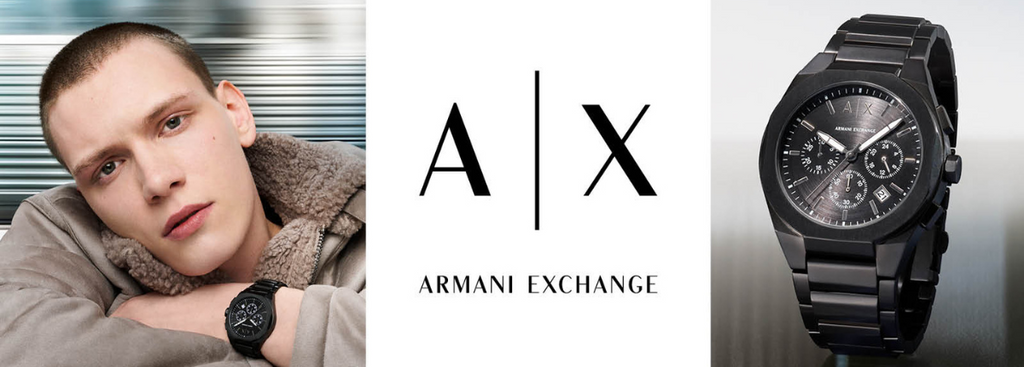 Armani Exchange Drexler AX2639 Men's Chronograph Watch – Black Dial with Black Stainless Steel Strap