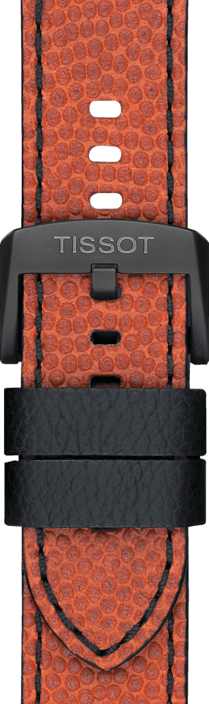 Tissot Chrono XL NBA Special Edition Black Dial Brown Leather Strap Watch for Men - T116.617.36.051.12