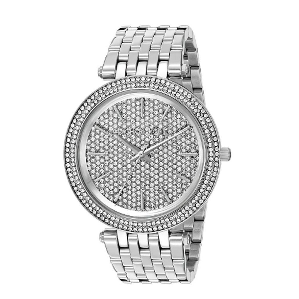 Michael Kors Darci Silver Dial Silver Steel Strap Watch for Women - MK3437