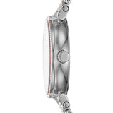 Michael Kors Sofie Crystals Glitz Rose Gold Dial Two Tone Steel Strap Watch For Women - MK4446