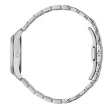 Gucci GG2570 Diamonds Black Dial Silver Steel Strap Watch For Women - YA142503