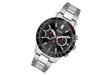 Hugo Boss Allure Chronograph Black Dial Silver Steel Strap Watch for Men - 1513922