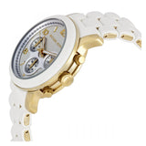 Michael Kors Runway White Dial White Steel Strap Watch for Women - MK5145