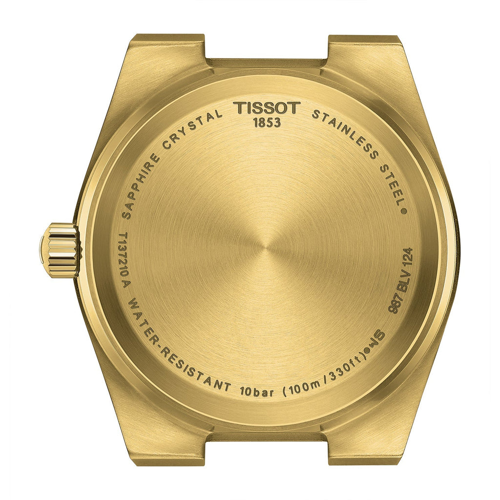 Tissot PRX Gold Dial Gold Steel Strap Watch for Men - T137.210.33.021.00