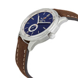 Breitling Premier Automatic 40mm Blue Dial Brown Leather Strap Mens Watch - A37340351C1X2