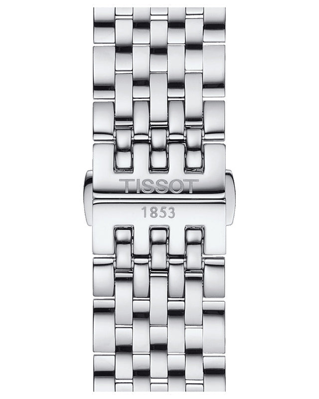 Tissot T Classic Tradition Black Dial Silver Steel Strap Watch For Men - T063.610.11.057.00