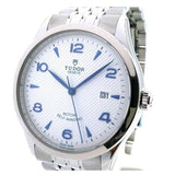 Tudor 1926 Automatic White Dial Silver Steel Strap Watch for Men - M91650-0005