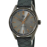 Tag Heuer Carrera Special Edition Black Dial Black Leather Strap Watch for Women - WAR1113.FC6392