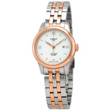 Tissot T Classic Le Locle Automatic Silver Dial Two Tone Steel Strap Watch For Women - T006.207.22.038.00