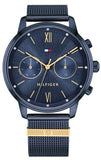 Tommy Hilfiger 1782305 Blake Quartz Men's Watch – Blue Dial & Blue Mesh Bracelet