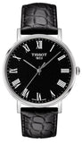 Tissot T122.410.16.053.00 T-Classic Dream Quartz Men's Watch – Black Dial & Black Leather Strap