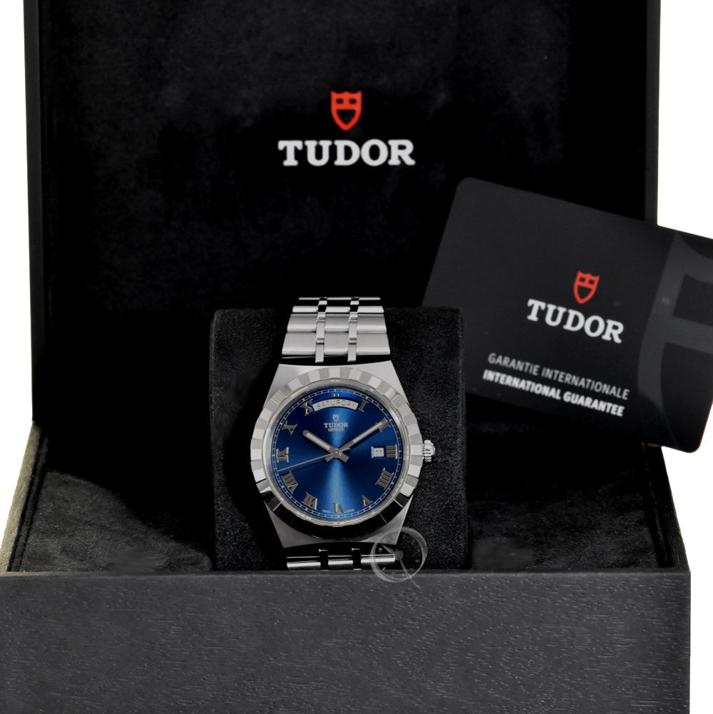 Tudor M28600-0005 Royal Automatic Men's Watch – Blue Dial & Silver Steel Strap