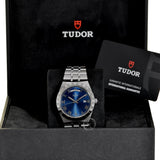 Tudor M28600-0005 Royal Automatic Men's Watch – Blue Dial & Silver Steel Strap