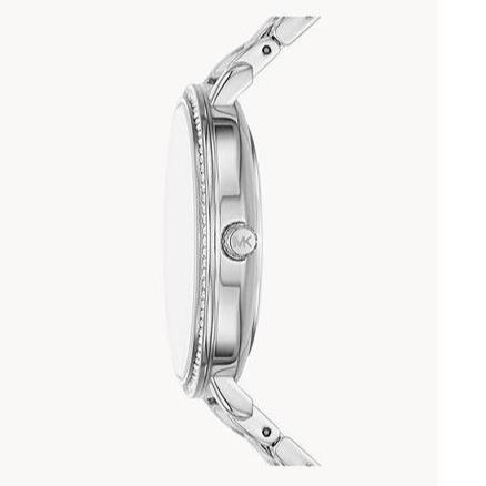 Michael Kors Pyper Grey Dial Silver Steel Strap Watch For Women - MK4672