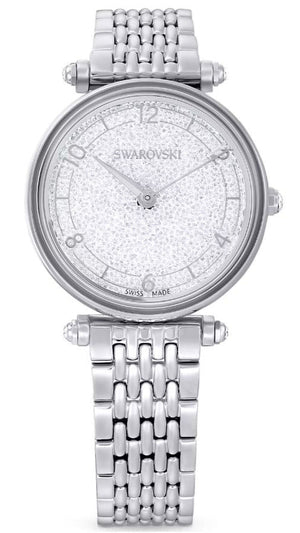 Swarovski Crystalline Wonder Silver Dial Silver Steel Strap Watch for Women - 5656929