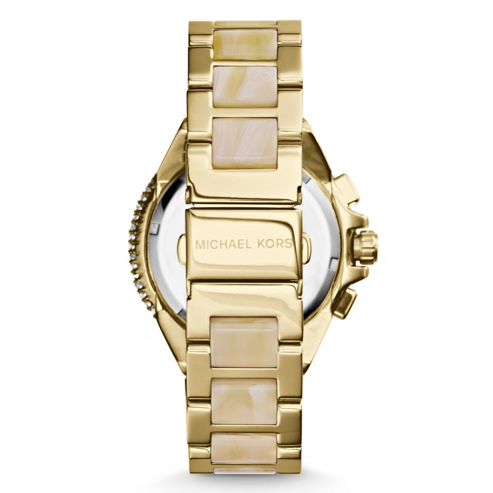 Michael Kors Camille Gold Dial Gold Steel Strap Watch for Women - MK5902
