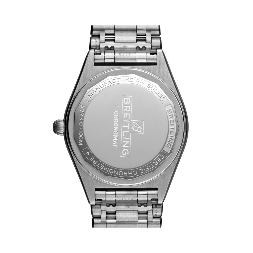 Breitling Chronomat 32 Mother of Pearl Dial Silver Steel Strap Watch for Women - A77310101A4A1