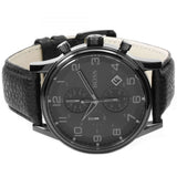 Hugo Boss Onyx Black Dial Black Leather Strap Watch for Men - 1513367