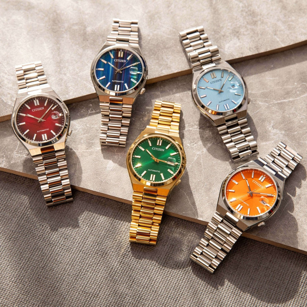 Citizen Tsuyosa NJ0150-81L Men's Automatic Watch – Blue Dial with Silver Steel Strap