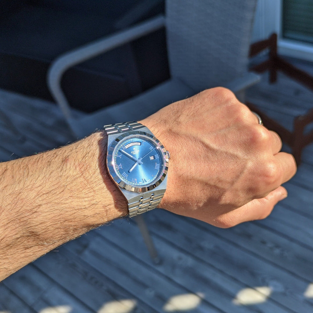 Tudor M28600-0005 Royal Automatic Men's Watch – Blue Dial & Silver Steel Strap