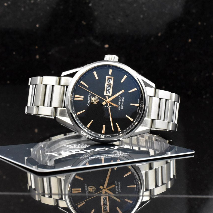 Tag Heuer Carrera Black Dial Watch for Men - WAR201C.BA0723