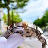 Tissot Le Locle Powermatic 80 Silver Dial Two Tone Steel Strap Watch For Men - T006.407.22.036.01