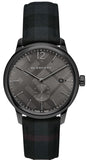 Burberry BU10010 The Classic Round Horseferry Men's Watch – Black Dial & Black Leather Strap