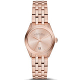 Marc Jacobs Peeker Rose Gold Dial Rose Gold Steel Strap Watch for Women - MBM3374