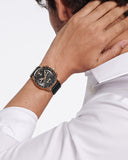 Tissot Supersport Chrono Black Dial Black Leather Strap Watch for Men - T125.617.36.051.00