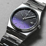 Tissot T137.407.11.051.01 Powermatic 80 Men's Watch – Gradient Blue Dial & Silver Steel Strap