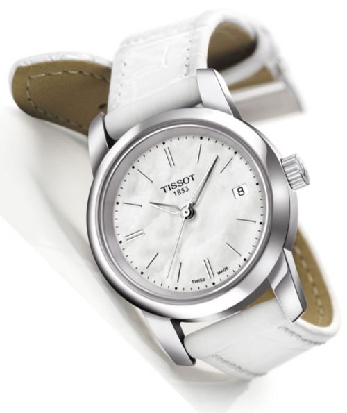 Tissot Classic Dream Lady Mother of Pearl Dial Watch For Women - T033.210.16.111.00
