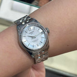 Tissot T108.208.11.117.00 Ballade Powermatic 80 Automatic Women's Watch – Mother of Pearl Dial & Silver Steel Strap