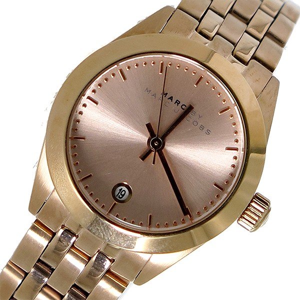 Marc Jacobs Peeker Rose Gold Dial Rose Gold Steel Strap Watch for Women - MBM3374
