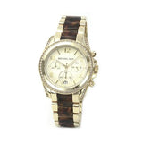 Michael Kors Blair Gold Dial Two Tone Steel Strap Watch for Women - MK6094