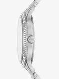 Michael Kors Runway Crystals Silver Dial Silver Steel Strap Watch for Women - MK3822
