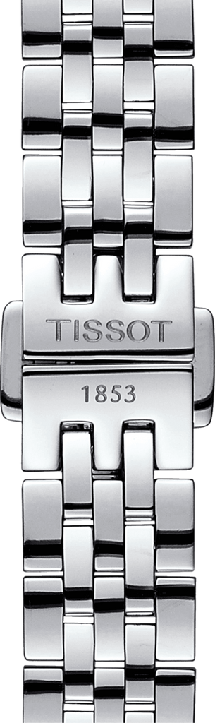 Tissot Le Locle Automatic Small Lady Black Dial Silver Steel Strap Watch For Women - T41.1.183.53