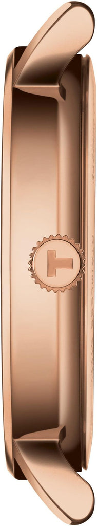 Tissot Everytime Lady Silver Dial Brown Leather Strap Watch for Women - T143.210.36.011.00