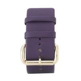 Marc Jacobs Champagne Dial Purple Leather Strap Watch for Women - MBM2044