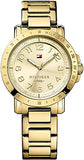 Tommy Hilfiger 1781395 Bella Quartz Women's Watch – Gold Dial & Gold Steel Bracelet