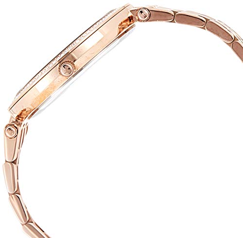 Michael Kors Darci Purple Dial Rose Gold Steel Strap Watch for Women - MK3400