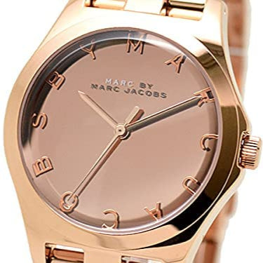Marc Jacobs Henry Rose Gold Dial Rose Gold Steel Strap Watch for Women - MBM3212